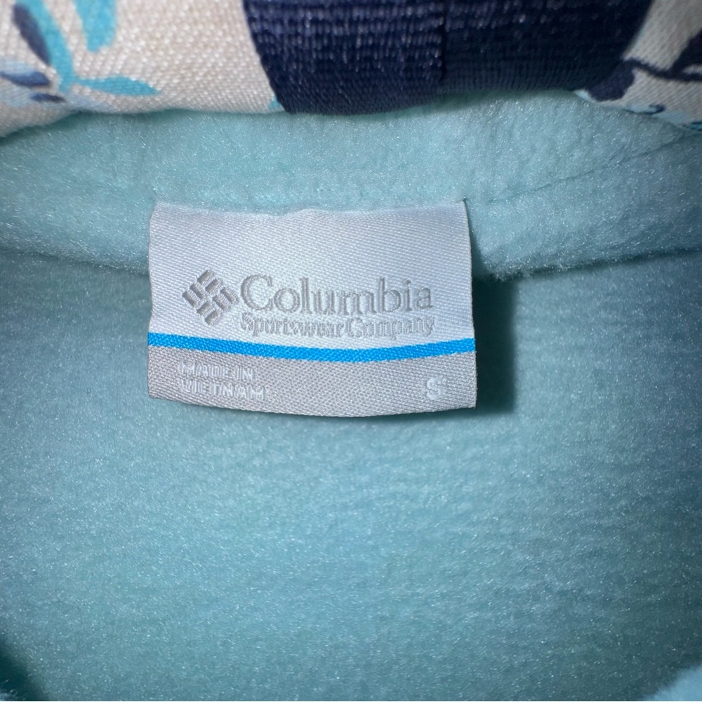 Columbia Women's Pale Blue Full-Zip Teddy Fleece Jacket - Picture 2 of 16